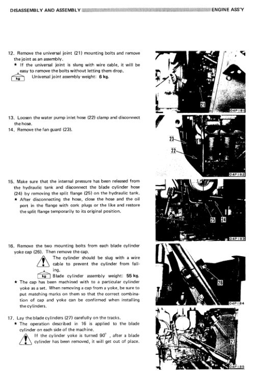 Komatsu D40A-1, D40P-1, D45A-1, D45P-1, D45S-1 Dozer Manual - Image 2