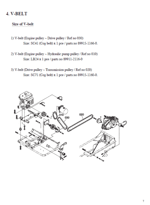 Kubota KC70 Dumper Workshop Manual - Image 2