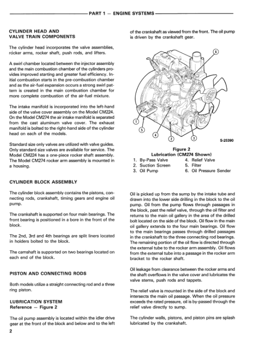 Ford CM224, CM274 Mowers Service Manual - Image 2