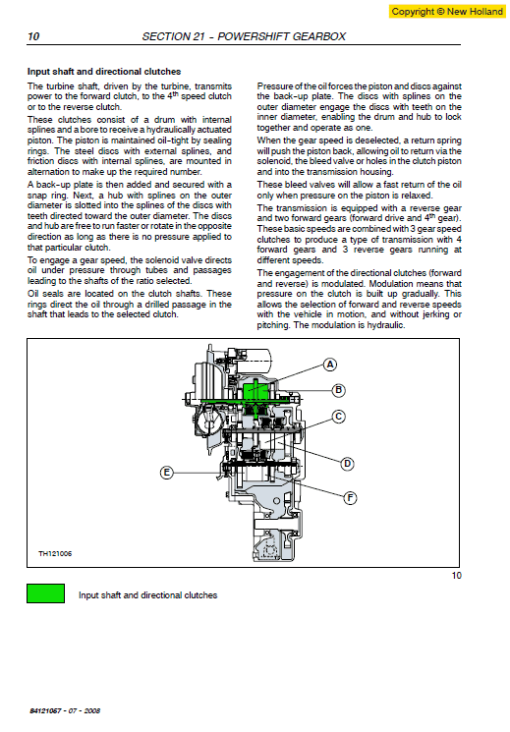 New Holland LM1060 Telehandlers Service Manual - Image 2