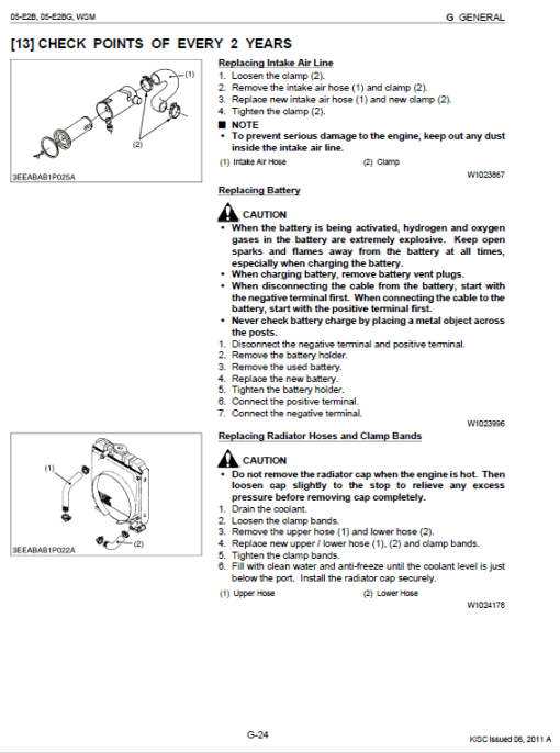 Kubota 05-E2B, 05-E2BG Engine Workshop Service Manual - Image 2