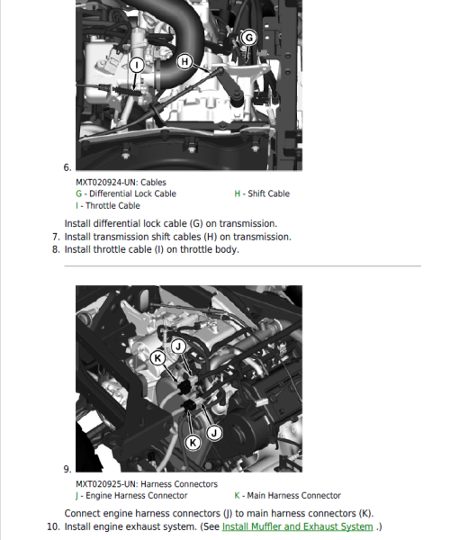 John Deere XUV590M, XUV590M S4 Gator Utility Vehicles Repair Manual (S.N 010001 - 040000) - Image 4