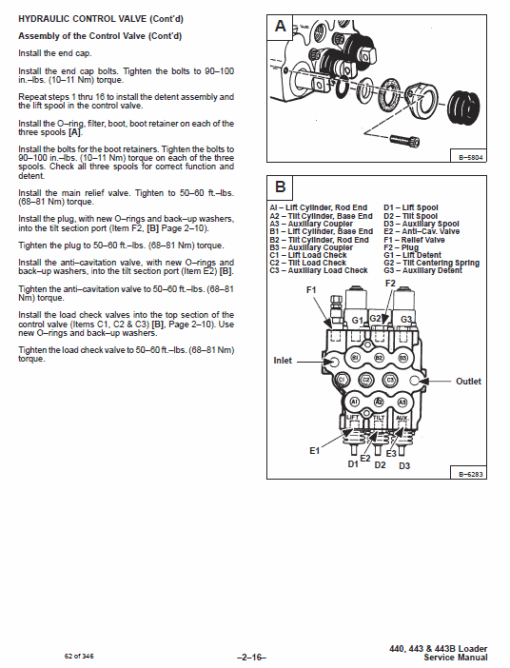 Bobcat 440, 443 and 443B Skid-Steer Loader Service Manual - Image 4