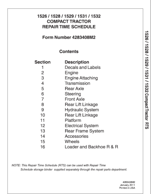 Massey Ferguson 1635, 1643 Compact Tractor Manual - Image 2