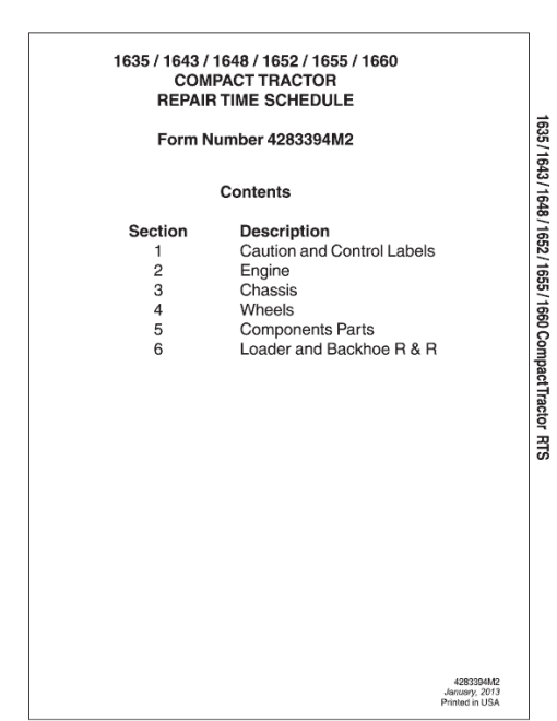 Massey Ferguson 1648, 1652, 1655 Compact Tractor Manual - Image 2