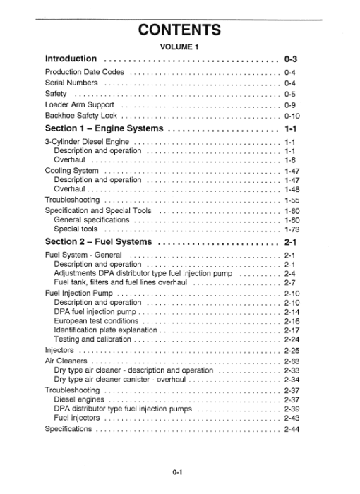 Ford 250C, 260C, 345D, 445D, 545D Tractor Service Manual - Image 2