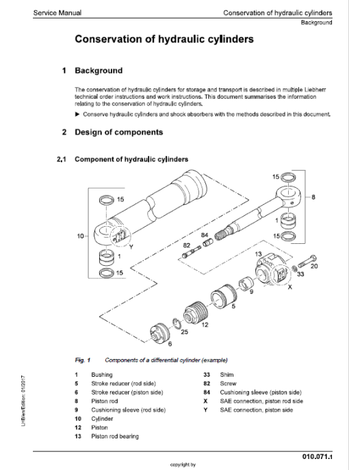 Liebherr A914, A916, A918, A920, A924, A928 Standard Excavator Service Manual - Image 2