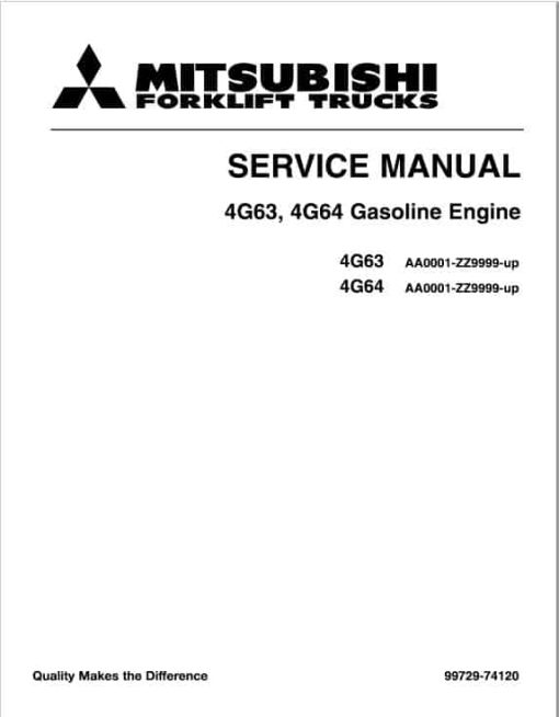 Mitsubishi FGC15, FGC18, FGC20, FGC25, FGC30 Forklift Service Manual - Image 5