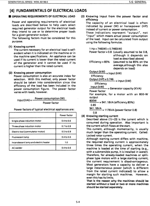 Kubota GL Series Generator Workshop Service Manual - Image 2