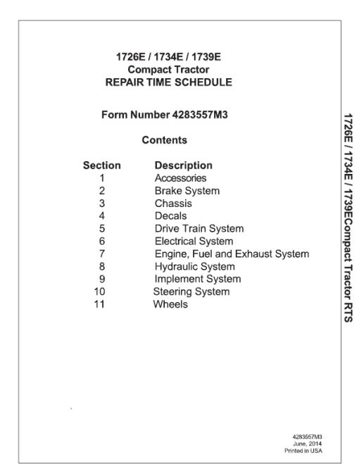 Massey Ferguson 1726E, 1734E, 1739E Tractor Service Manual - Image 2