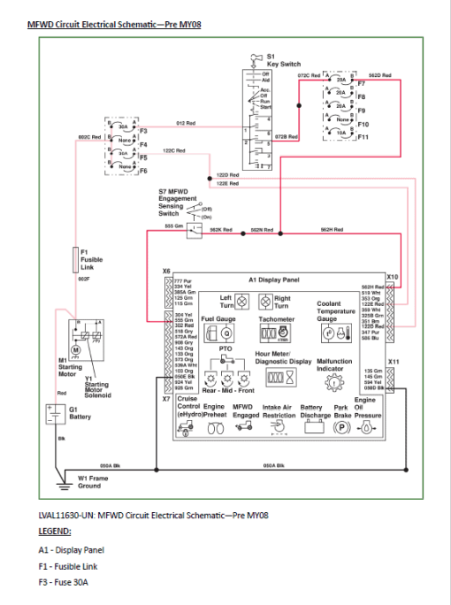 John Deere 3120, 3320, 3520, 3720 Compact Utility Tractors Technical Manual (Without Cab) - Image 2