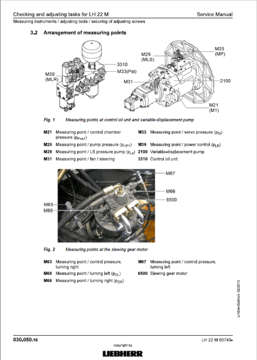 Liebherr LH22C, LH22M, LH24M, LH26M, LH30C, LH30M, LH35M, LH35T Tier 4i Excavator Manual - Image 2