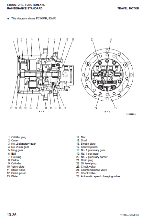 Komatsu PC27MR-2, PC30MR-2, PC35MR-2, PC40MR-2, PC50MR-2 Manual - Image 2