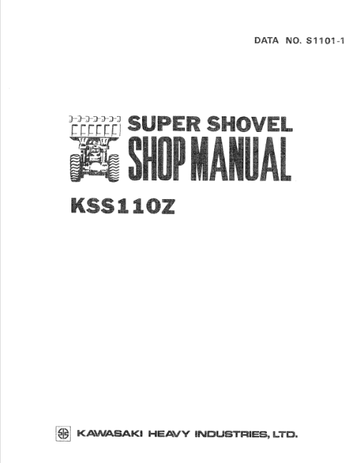 Kawasaki KSS110Z,110ZII Wheel Loader Service Manual - Image 4