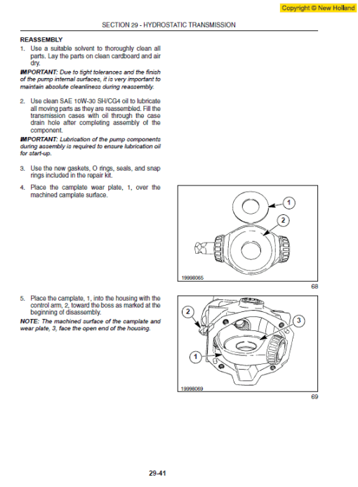 New Holland L160 and L170 SkidSteer Service Manual - Image 2