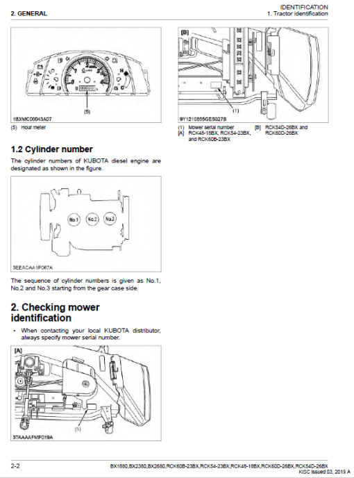 Kubota BX1880, BX2380, BX2680 Tractor Loader Workshop Manual - Image 2