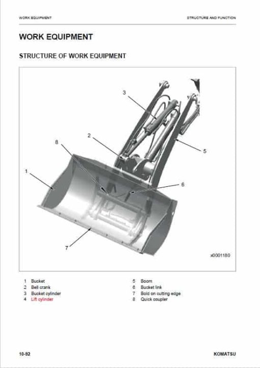 Komatsu WA70M-8E0 Wheel Loader Repair Service Manual - Image 2