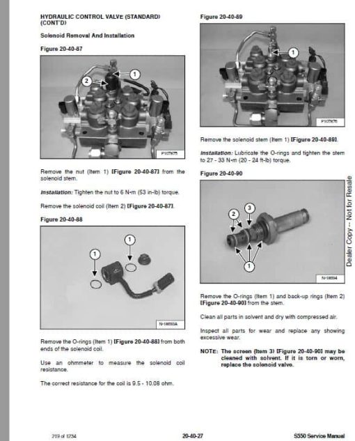 Bobcat S550 Skid-Steer Loader Service Repair Manual - Image 2