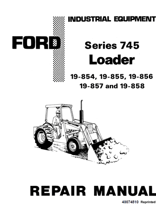 Ford 744 and 745 Loader Service Manual - Image 2