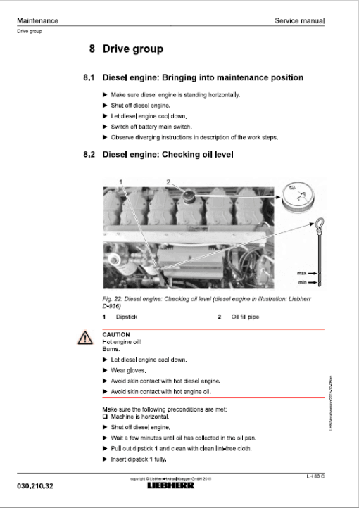 Liebherr LH80M, LH80C Tier 4i Hydraulic Excavator Service Manual - Image 2