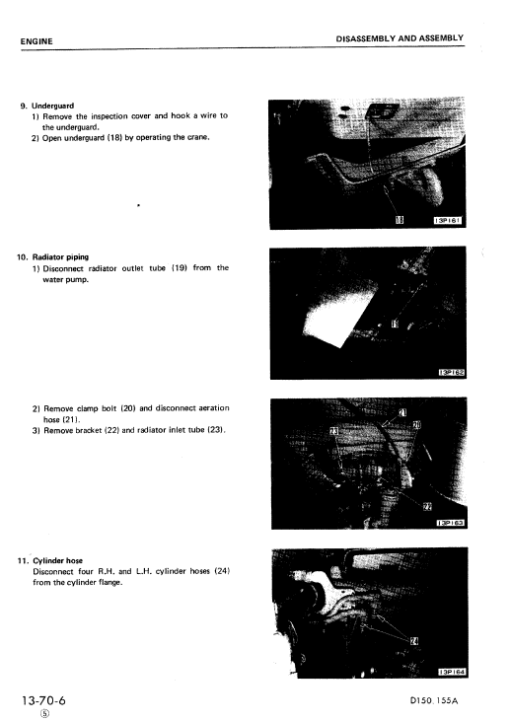 Komatsu D150A-1, D155A-1 Dozer Service Manual - Image 2