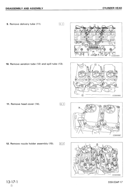 Komatsu D50A-17, D50P-17, D53A-17, D53P-17 Dozer Service Manual - Image 2