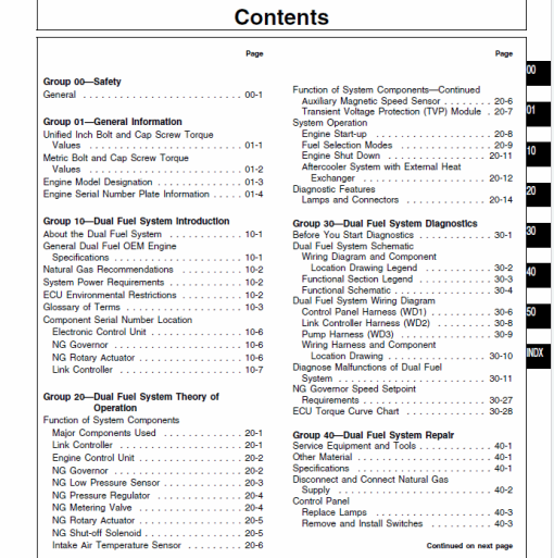 John Deere 400 Series Type 6076AFD Dual Fuel Engines Technical Manual (CTM93) - Image 3