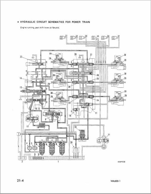 Komatsu WA600-1 Wheel Loader Service Manual - Image 2