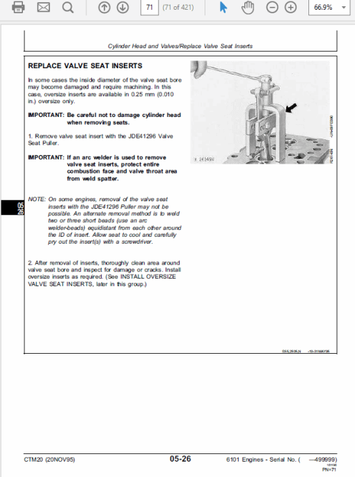 John Deere 500 Series Type 6101 Diesel Engines Manual (CTM20) - Image 3