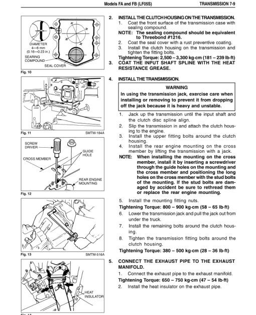 Hino Truck FA4J, FB4J Year 2003 Repair Manual (FA, FB) - Image 2