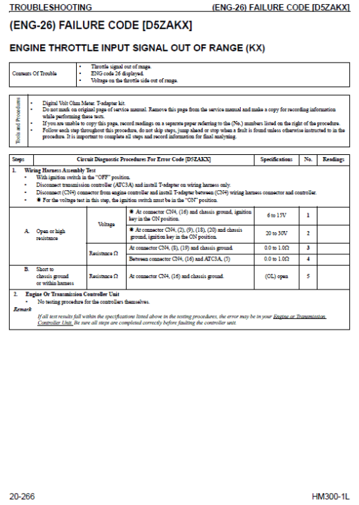 Komatsu HM300-1L Dump Truck Service Manual - Image 2