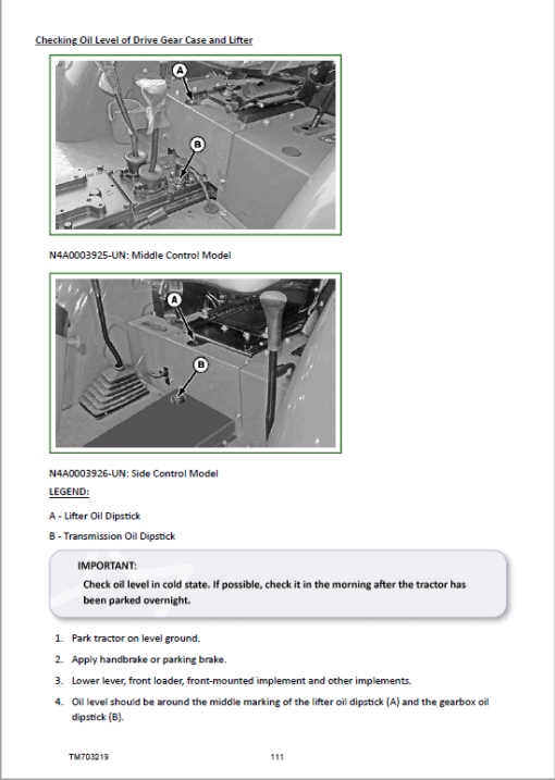 John Deere 3045B, 3050B Tractors Repair Technical Manual - Image 2