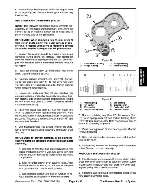 Toro Greensmaster Flex 1800, 1820, 2100, 2120 (Model 04041, 04040, 04044, 04045) Service Repair Manual - Image 2