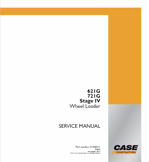 Case 621G, 721G Wheel Loader Service Manual - Image 2