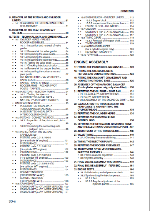 DEUTZ Engine Euro 2 Series 1000 Workshop Service Manual - Image 4