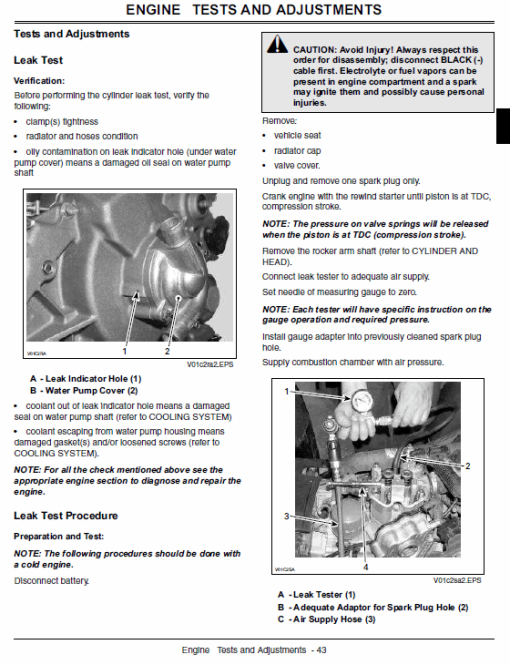 John Deere ATV 500, ATV 500EX, ATV 500EXT Buck Utility Technical Manual - Image 2