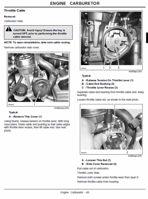 John Deere ATV 500, ATV 650, ATV 650EX, ATV 650EXT Trail Buck Utility Technical Manual - Image 2