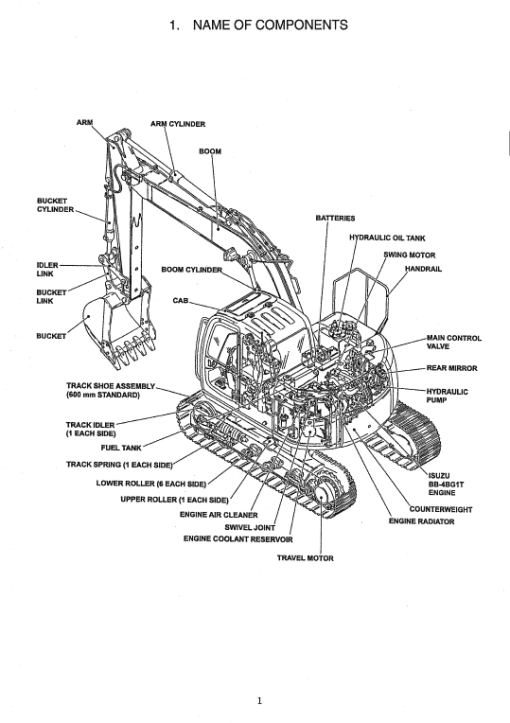 New Holland EH130 Crawler Excavator Service Manual - Image 2