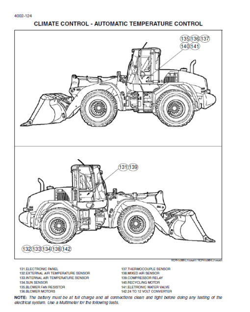 New Holland W170C Tier 4 Wheel Loader Service Manual - Image 2