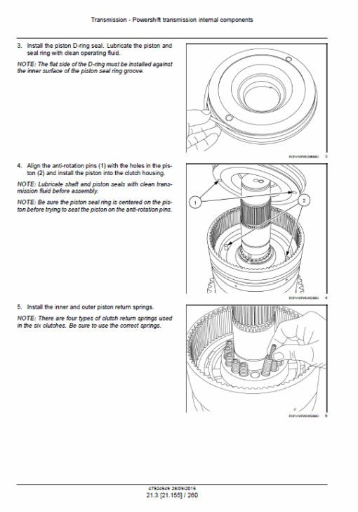 New Holland T9.435, T9.480, T9.530, T9.565 Tractor Service Manual - Image 3