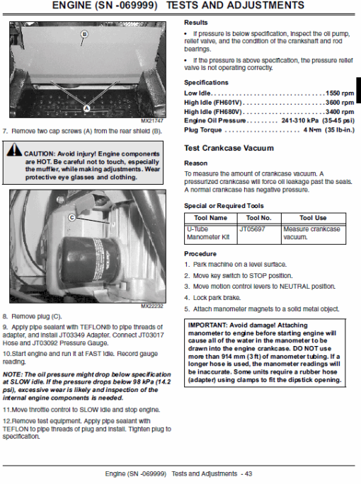 John Deere 647A, 657A, 667A QuikTrak Repair Technical Manual - Image 2