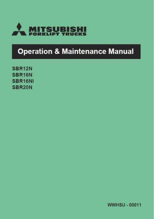 Mitsubishi SBR12N, SBR16N, SBR16Ni, SBR20N MassLift Service Manual - Image 2