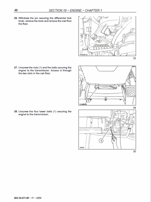 New Holland TD60D, TD70D, TD80D, TD90D, TD95D Tractor Service Manual - Image 2