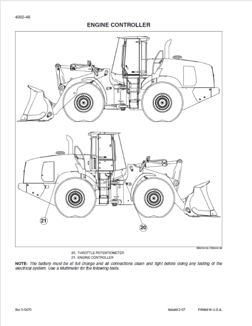 Case 921E Wheel Loader Service Manual - Image 2