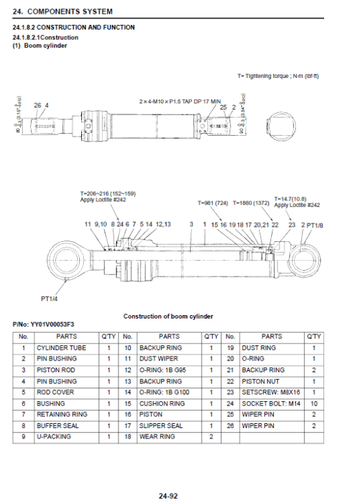 Kobelco 140SRLC-3 Tier 4 Excavator Service Manual - Image 2