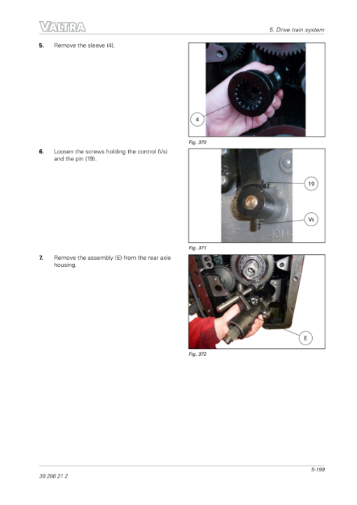 Valtra A84 H 1C7, A94 H 1C7 Tractors Service Repair Manual - Image 3