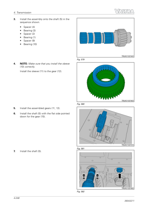 Valtra F75N 2D0, F85N 2D0, F95N 2D0, F105N 2D0 Tractors Repair Manual - Image 5