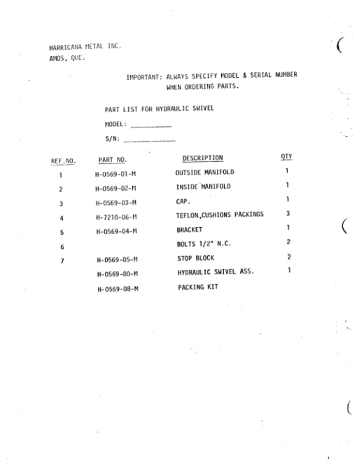 Koehring C366 Loaders Parts Catalog Manual - Image 3