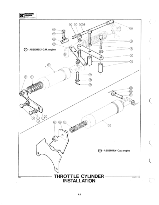 Koehring K440 Forwarders (SN 32001 -) Parts Catalog Manual - Image 2