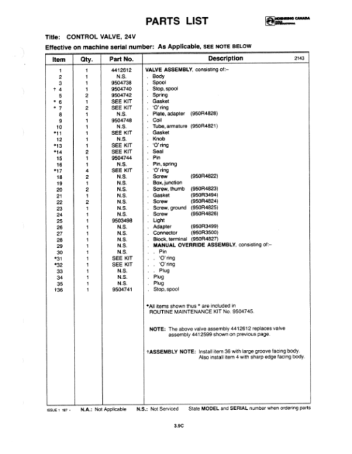 John Deere Koehring 630 Loaders (SN 52501-) Parts Catalog Manual - Image 4